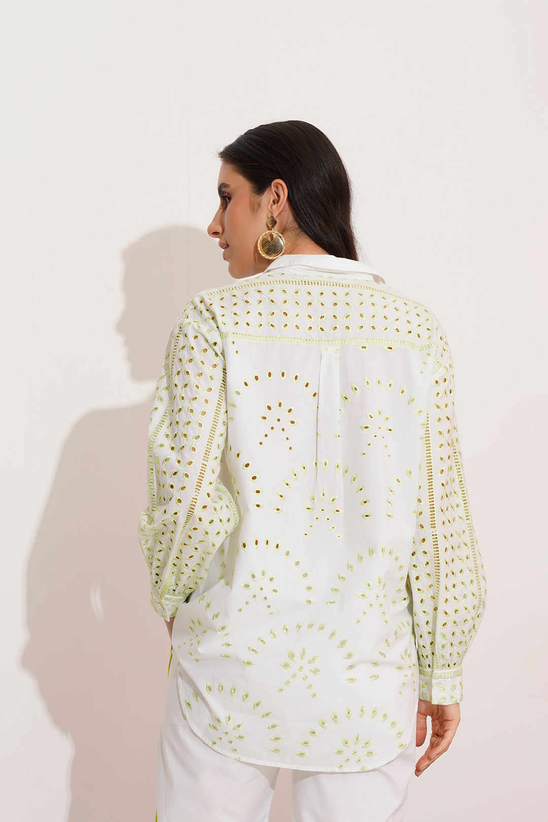 Cleo Shirt with Cut work Embroidery