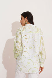 Cleo Shirt with Cut work Embroidery