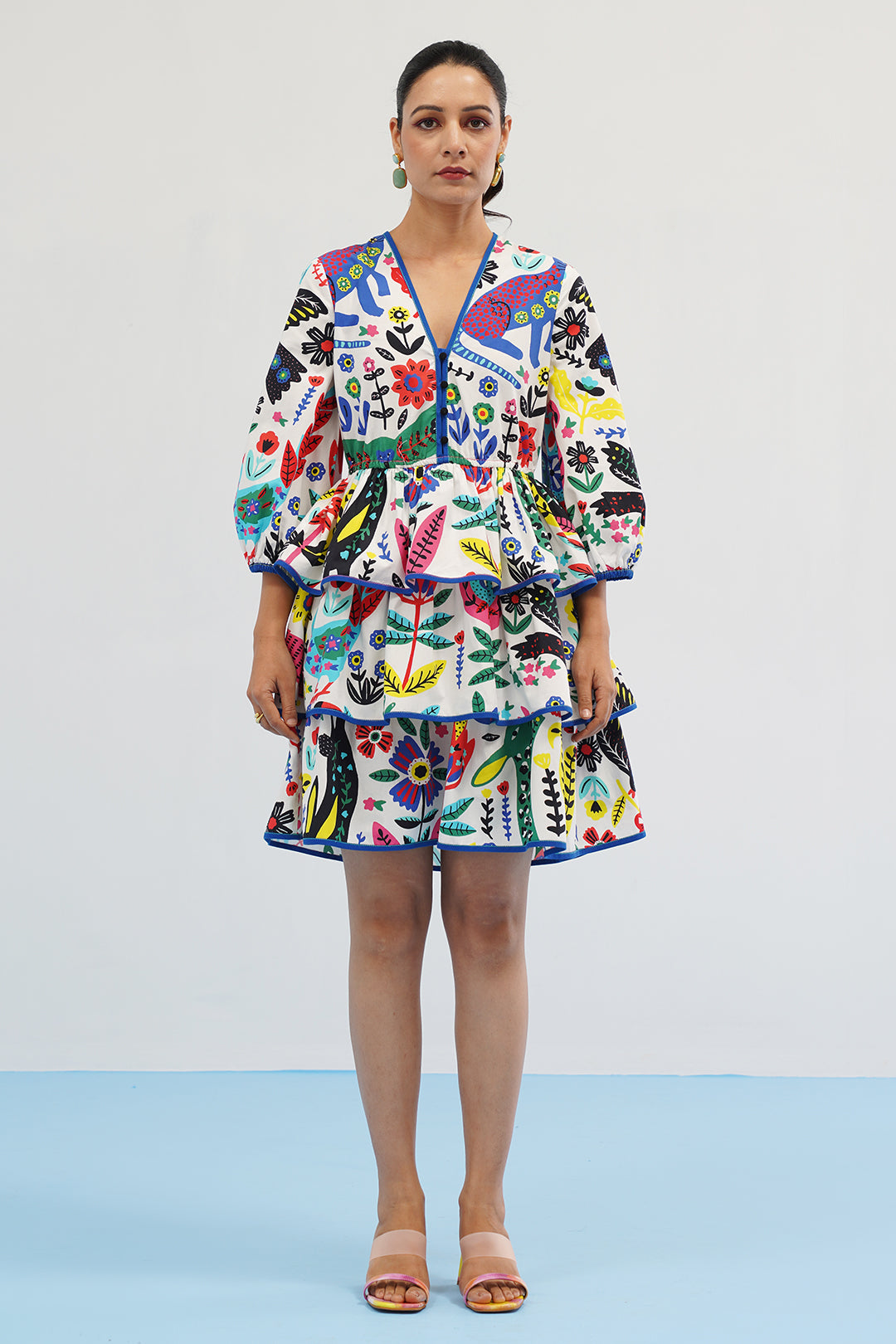 Abigail Dress with Tier and Frill