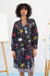 Galaxy Embroidered Dress