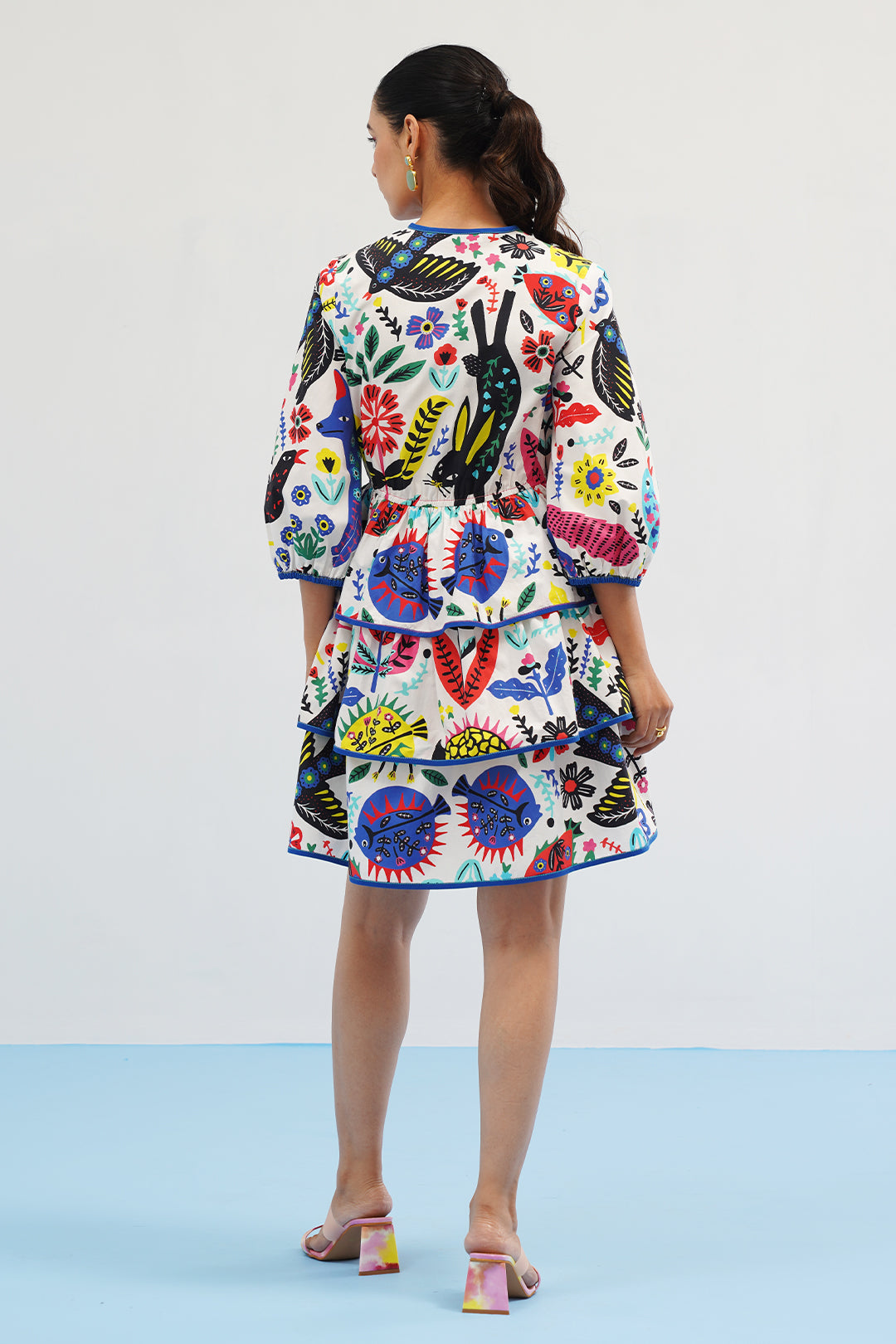 Abigail Dress with Tier and Frill