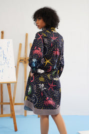 Galaxy Embroidered Dress