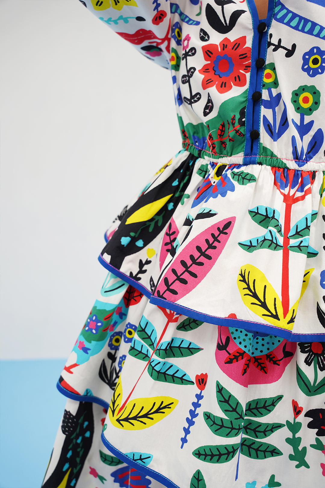 Abigail Dress with Tier and Frill