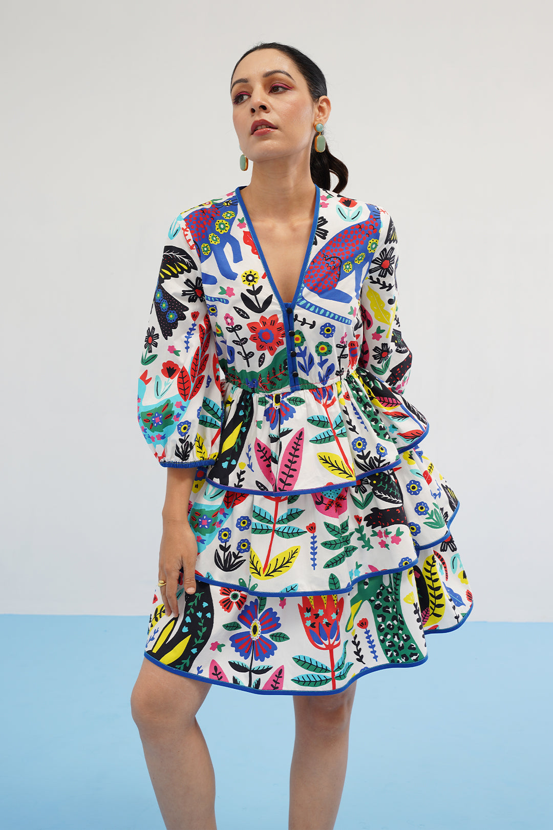 Abigail Dress with Tier and Frill