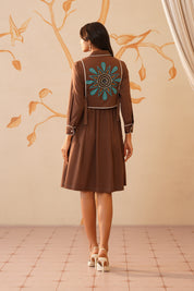 Tie Coat Dress