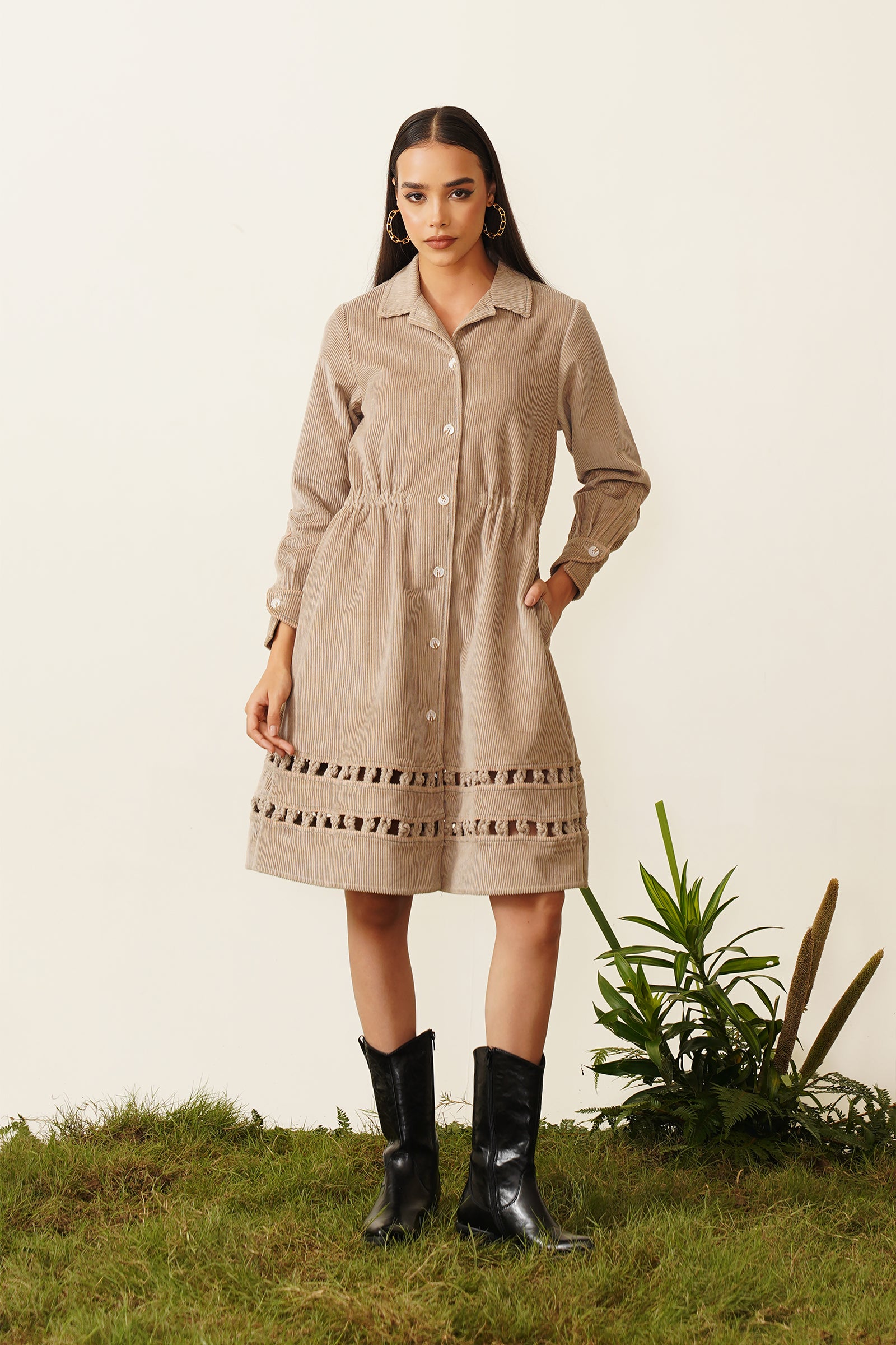 Sienna Cord Dress