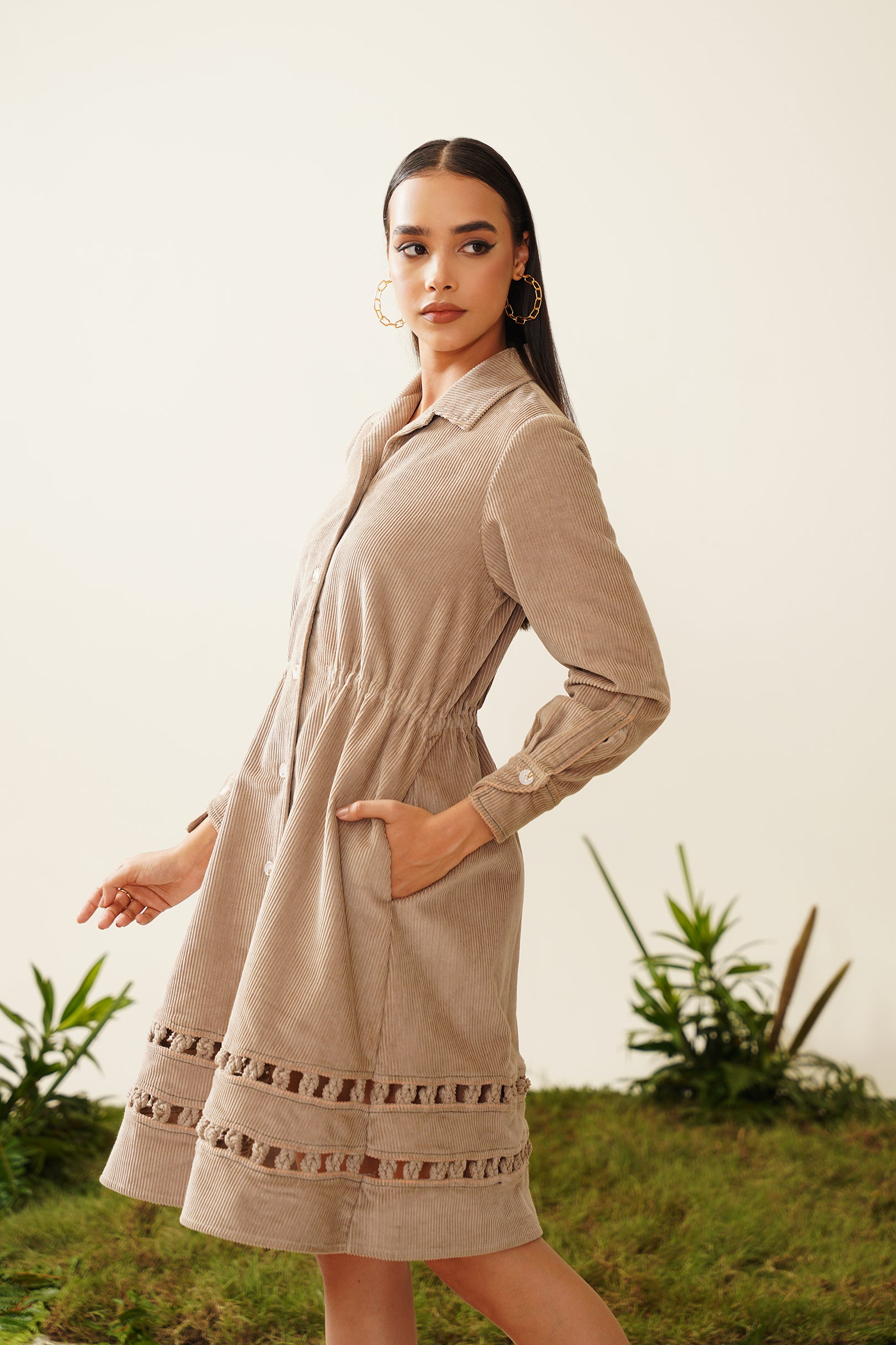Sienna Cord Dress