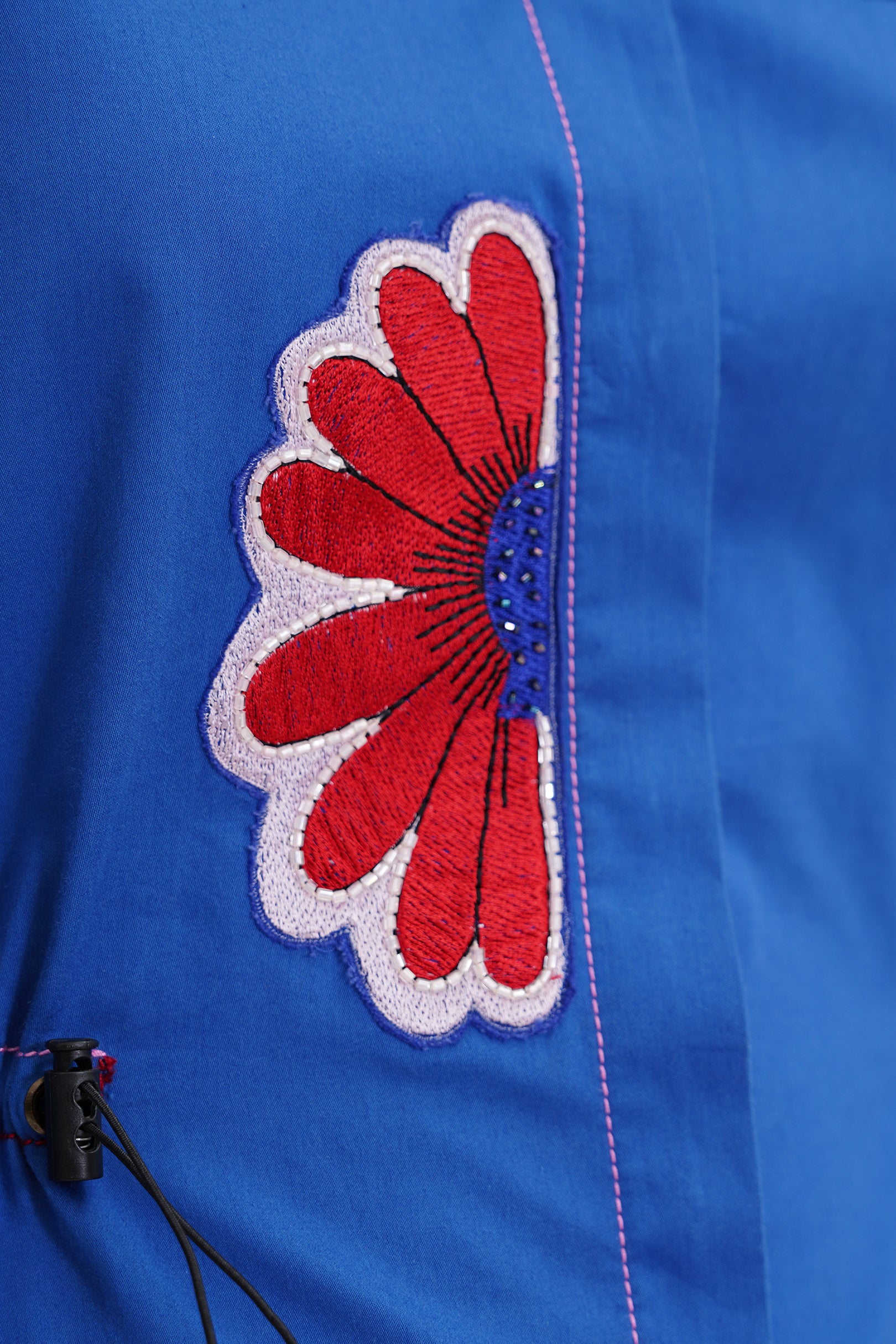 Brielle Dress with Floral Embroidery