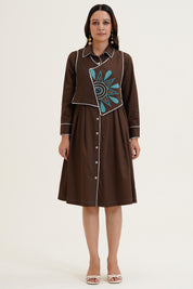 Tie Coat Dress