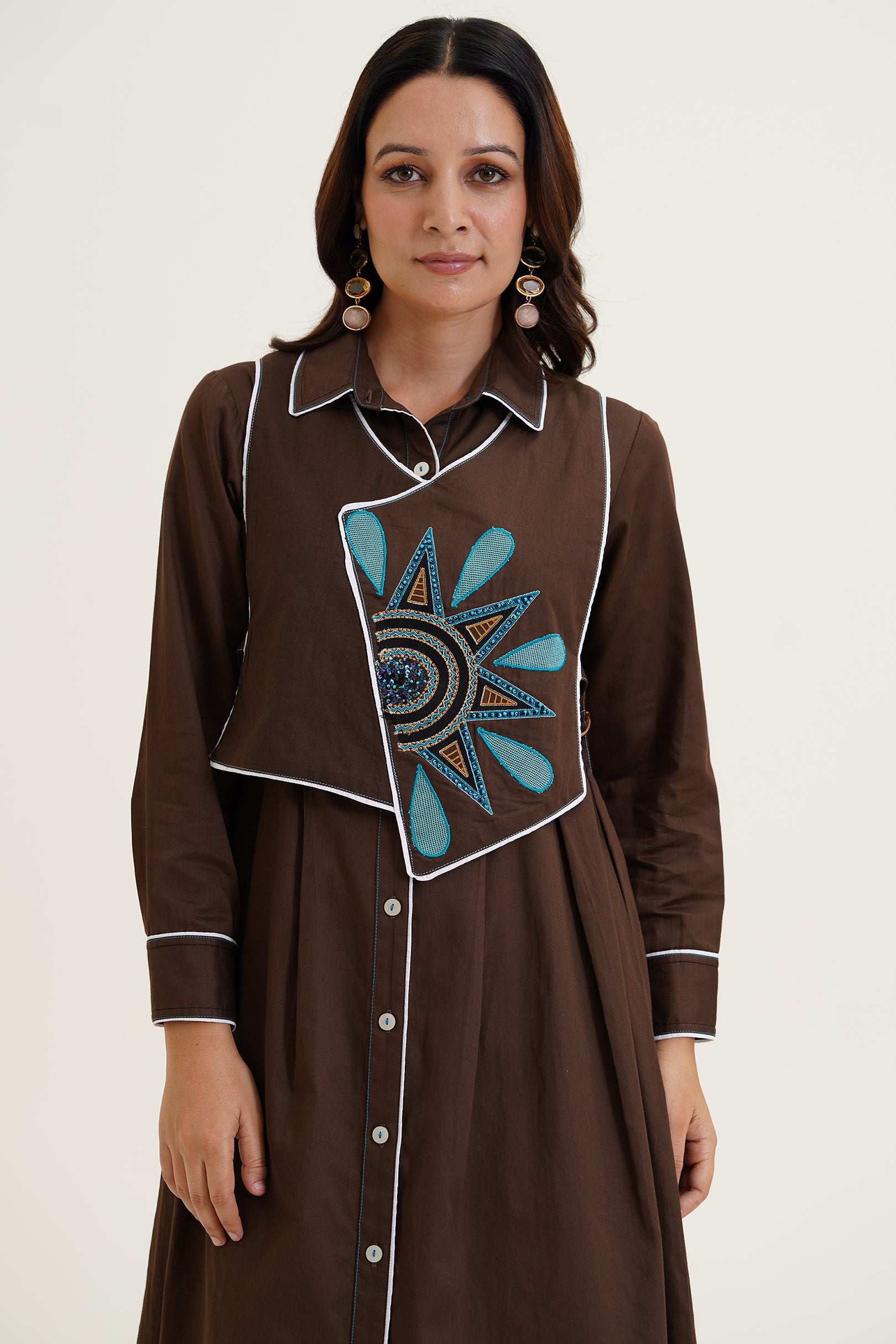 Tie Coat Dress