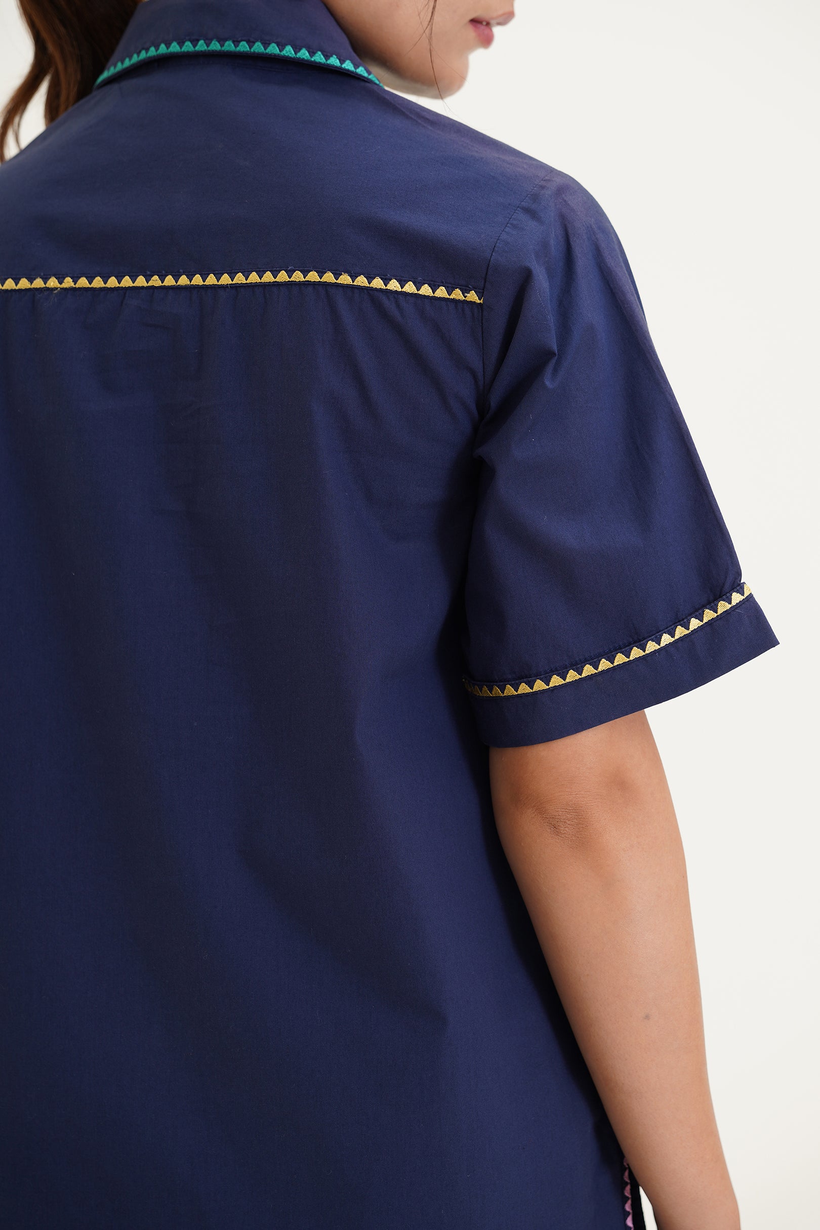 Isabella Cutout Embroidered Shirt