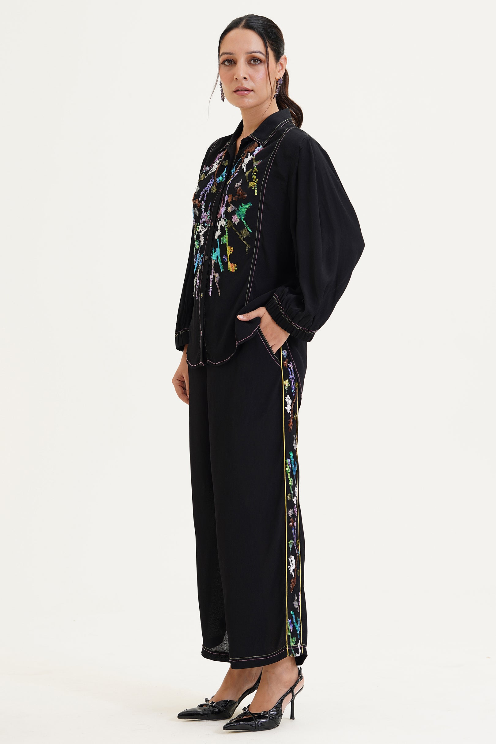 Harlow and Embroidered Co-ord Set