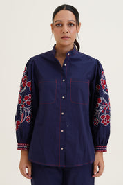 Daisy Embroidered Shirt