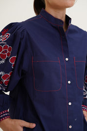 Daisy Embroidered Shirt