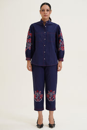 Daisy Embroidered Shirt