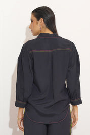 Harlow and Embroidered Shirt
