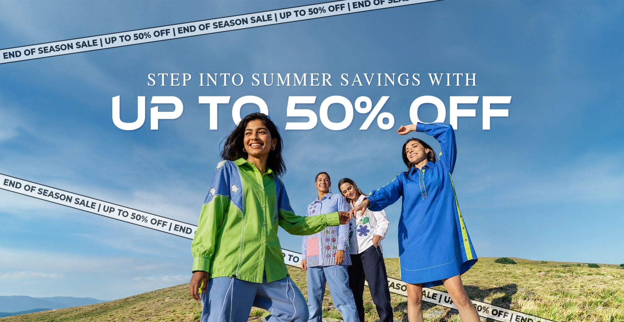 End Of Season Sale - Upto 50% Off