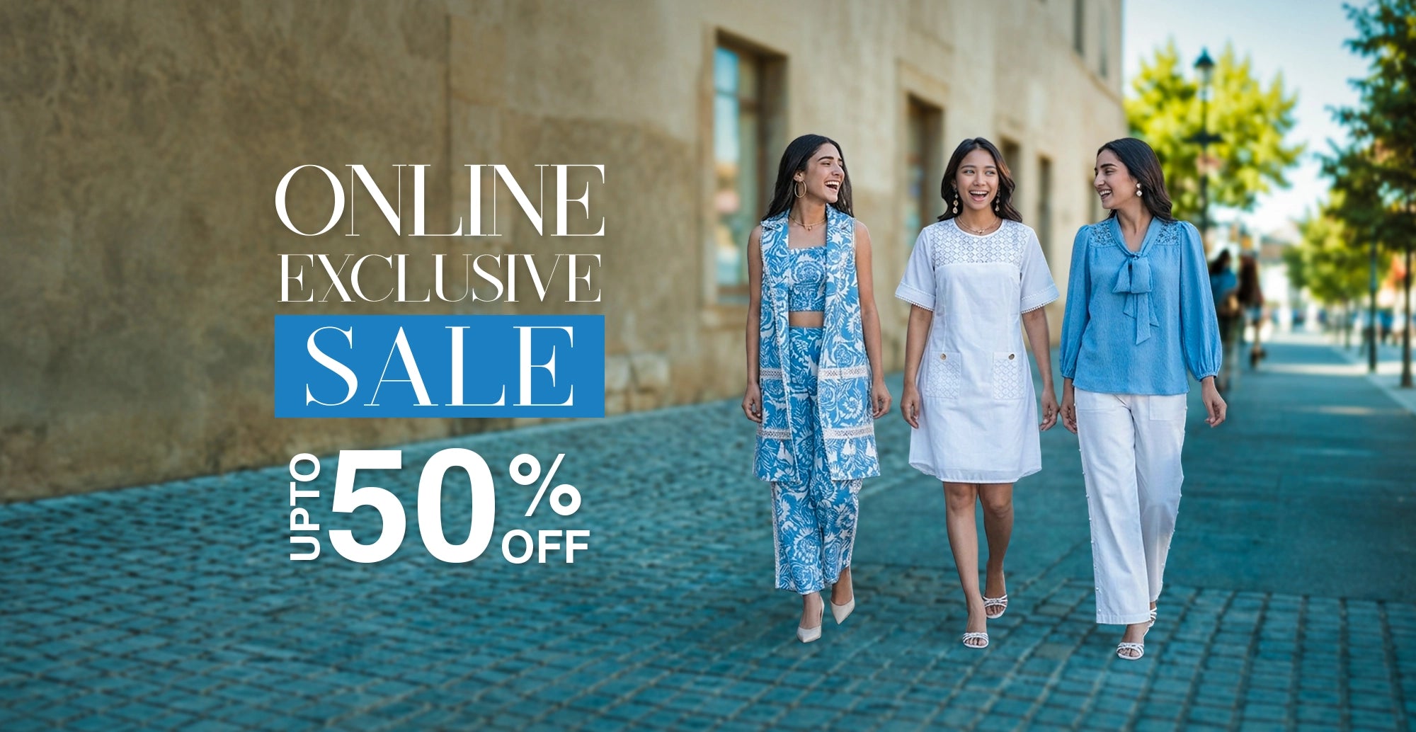 Online Exclusive Sale - Upto 50% Off