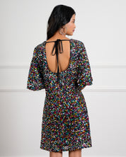 Disco Balloon Sleeve Dress